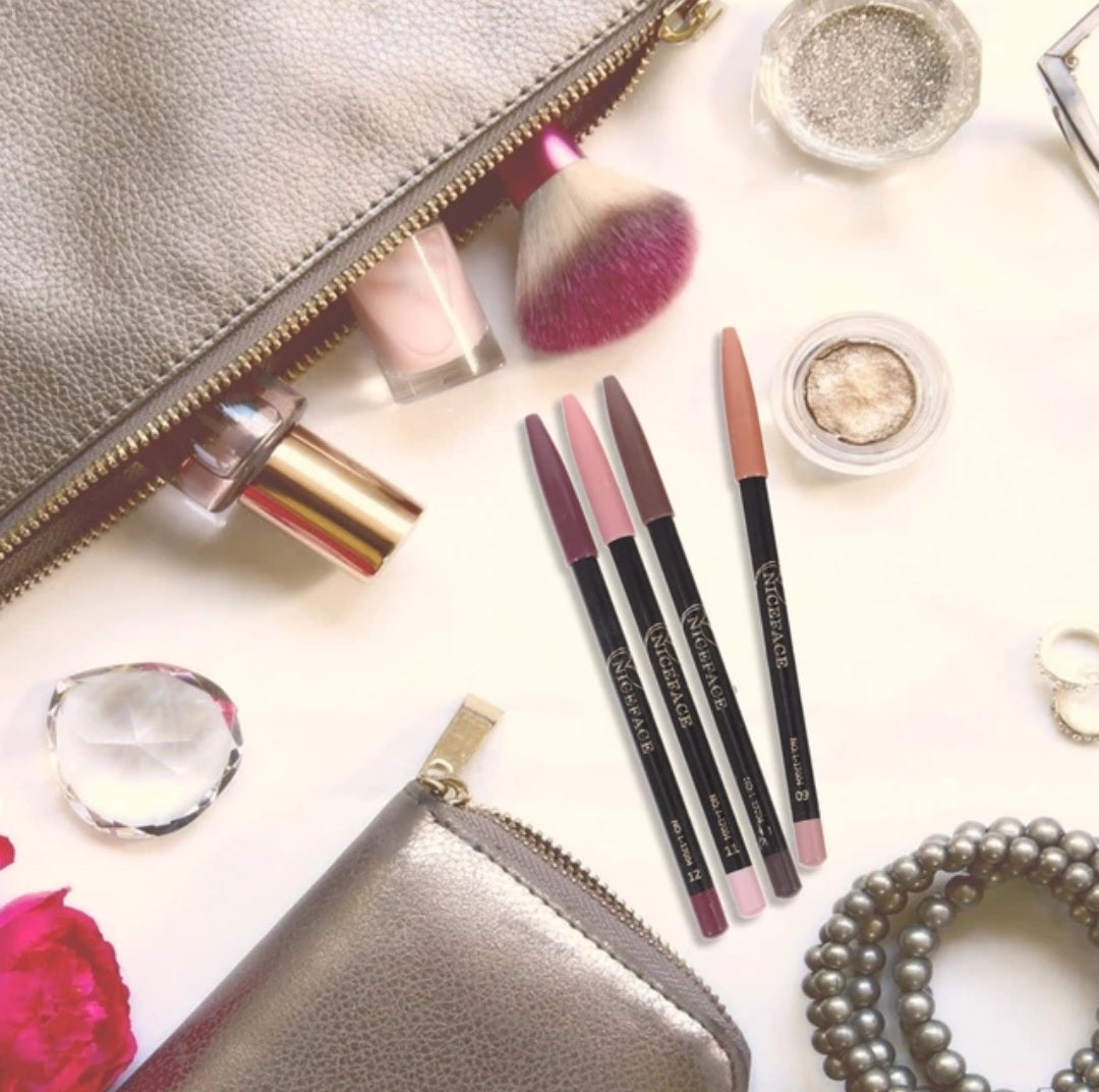 12 Piece Waterproof Lip Liner Pencil Set
