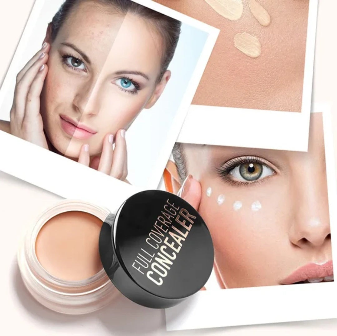 Canned Foundation - Natural, Durable Coverage for Eye Pouches, Freckles, Acne Marks, and Invisible Pores